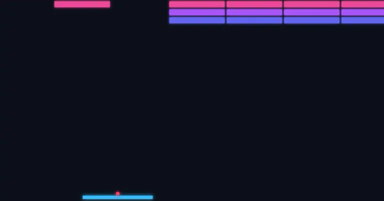 nuovo barbal neon videogioco brick breaker